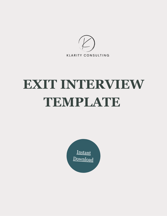 Exit Interview Template