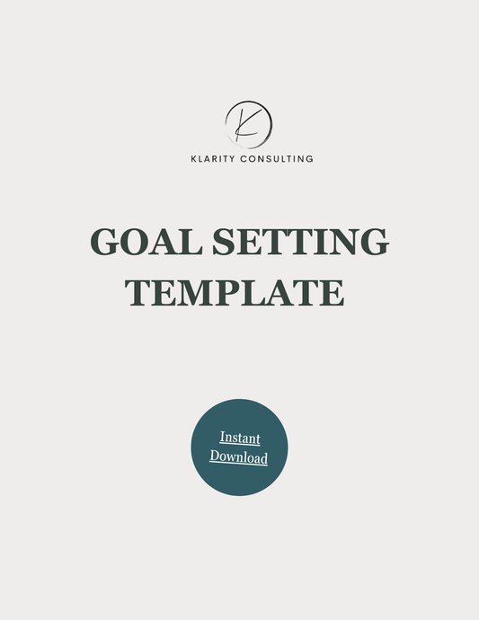 Goal Setting Template